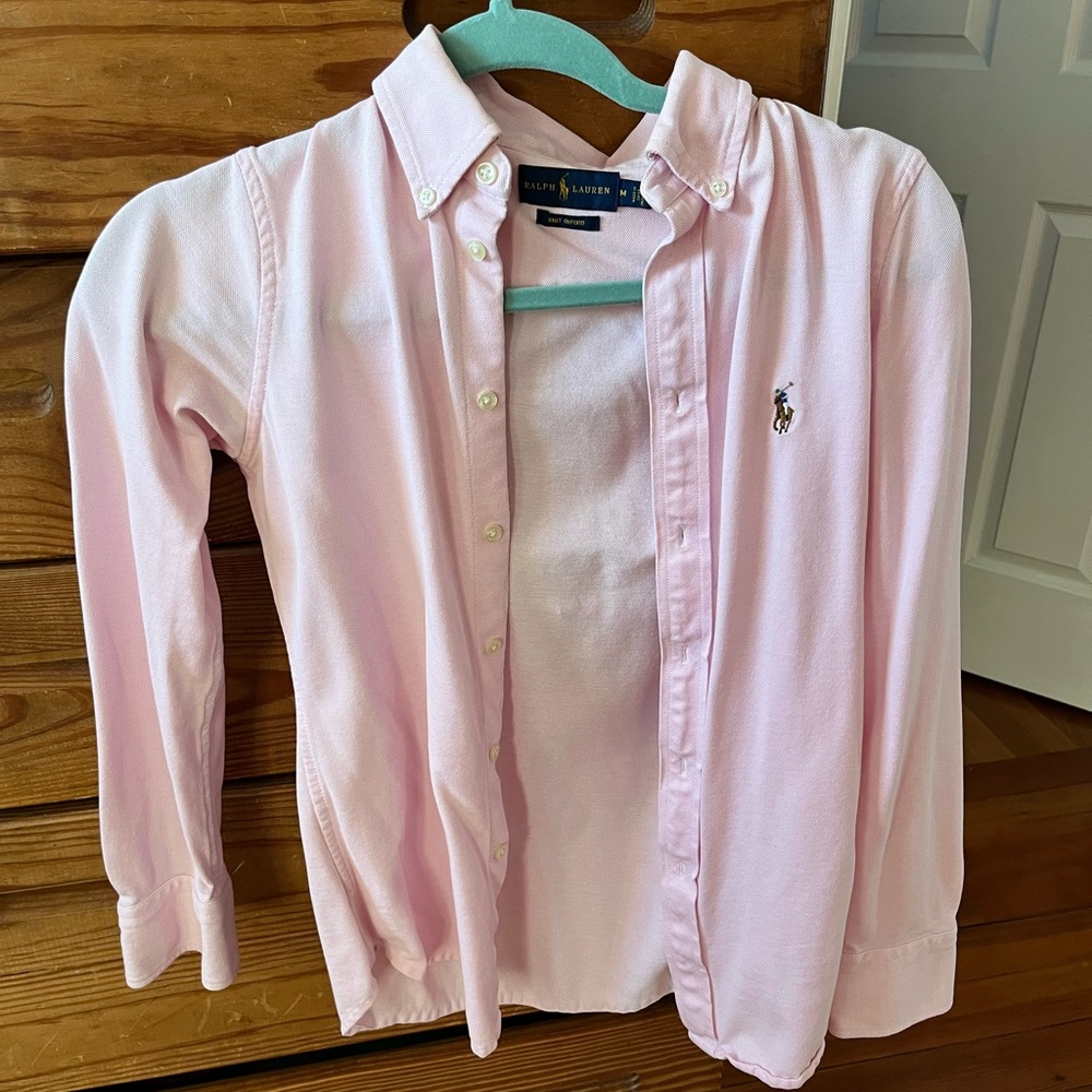Ralph Lauren stretchy knit Oxford